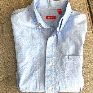 Izod men’s medium button down shirt